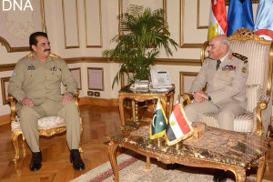 COAS meets Egypt Defence Minister 