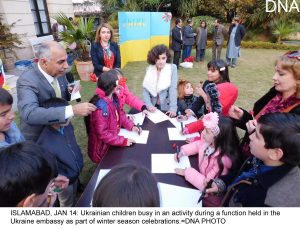 Ukraine embassy hosts Ukrainian Diaspora in Pakistan to celebrate winter festivities