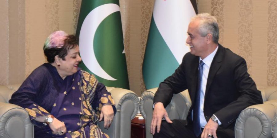 Image result for HR Minster Shireen Mazari visits Embassy of Palestine